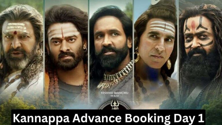 Kannappa Advance Booking Day 1