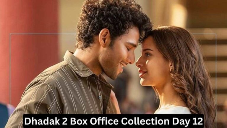 Dhadak 2 Box Office Collection Day 12